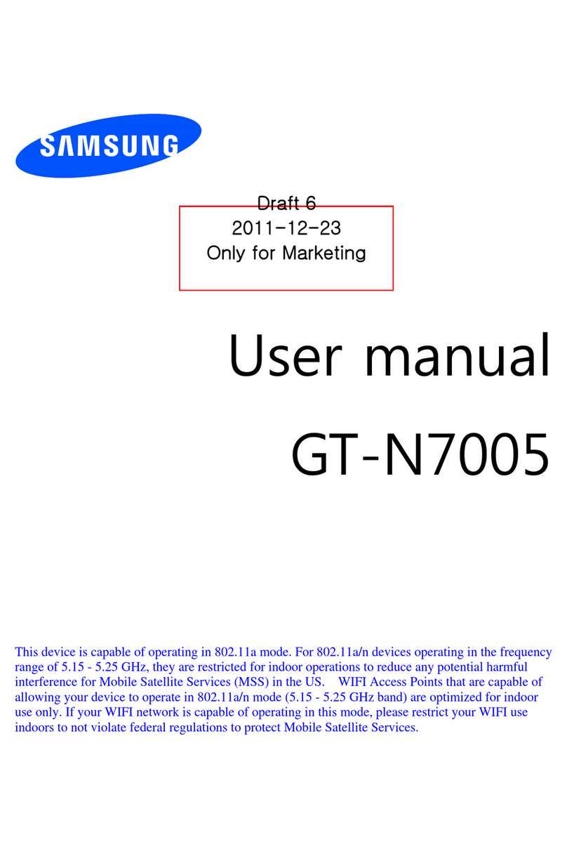 Samsung GT-N7005 User manual