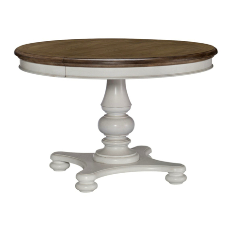 Legacy Classic Furniture ROUND TO OVAL PEDESTAL TABLE 9770-521 Assembly instructions Legacy Classic Furniture ROUND TO OVAL PEDESTAL TABLE 9770-521 Assembly instructions