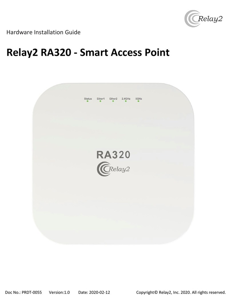 Relay2 RA300 Series Hardware installation guide
