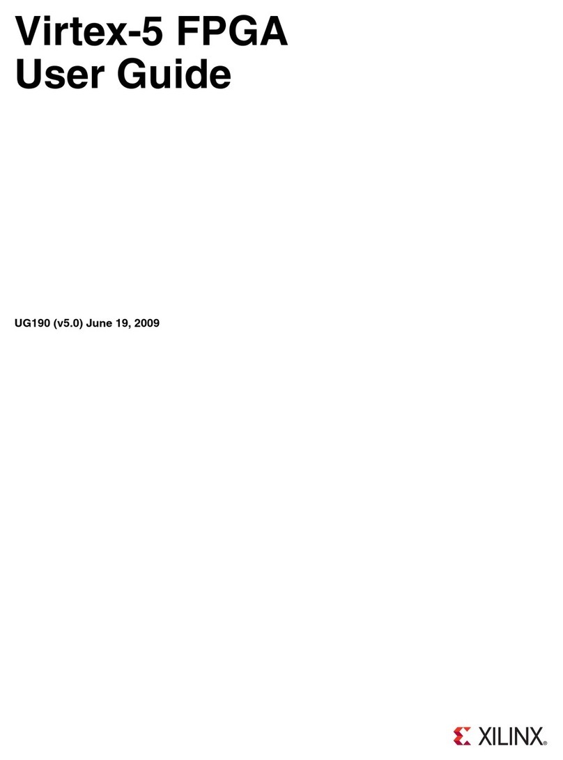 Xilinx Virtex-5 FPGA ML561 User manual Xilinx Virtex-5 FPGA ML561 User manual