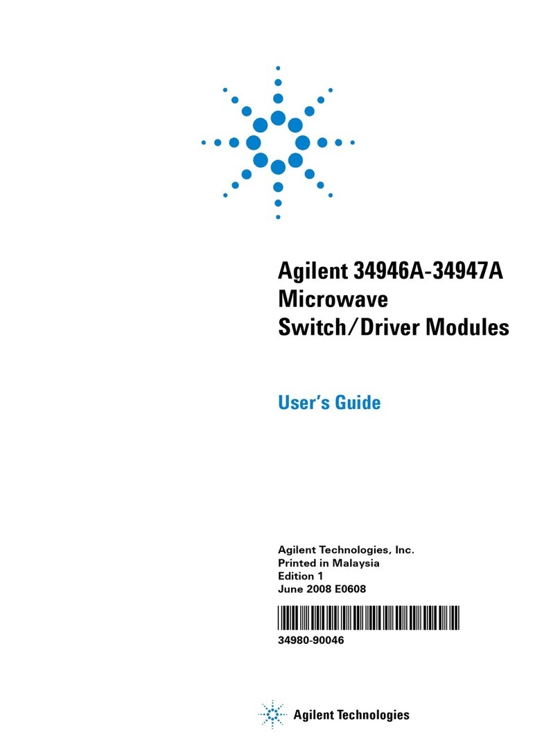 Agilent Technologies 34946A User manual