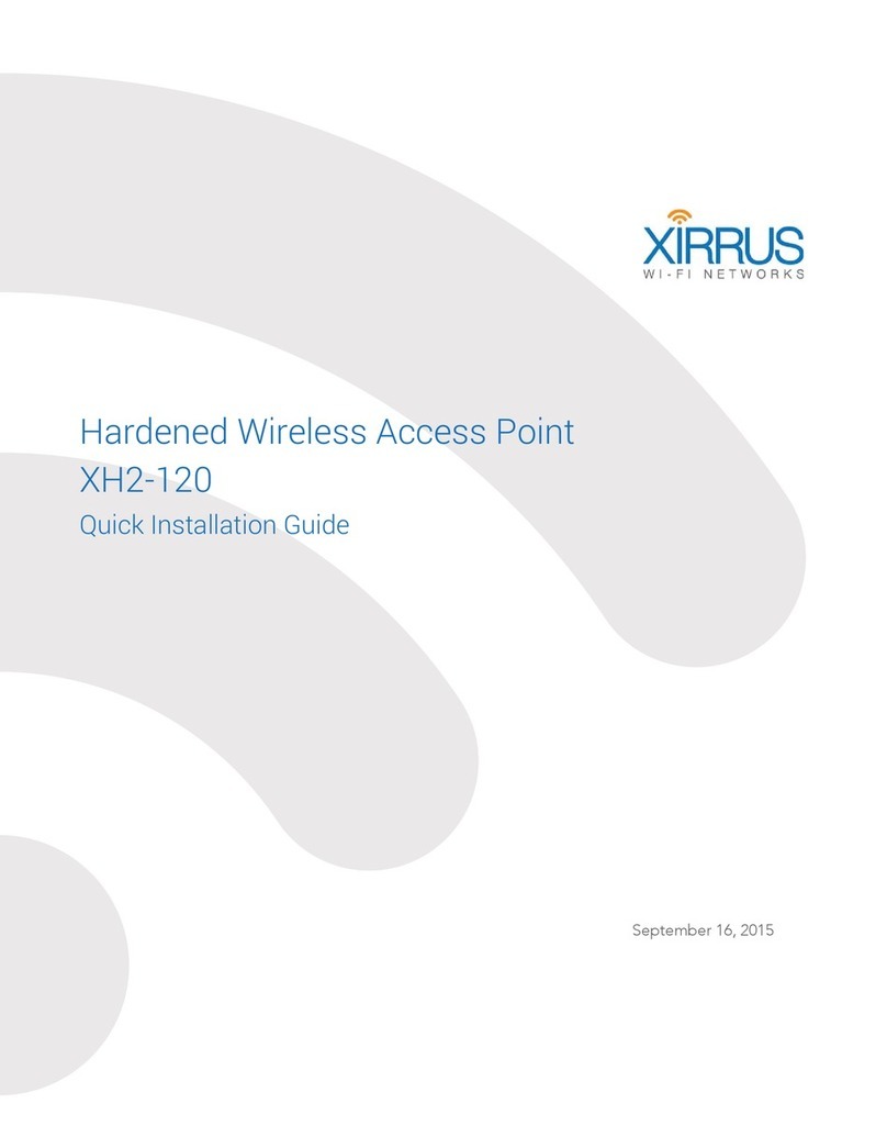 Xirrus XH2-120 Quick installation guide
