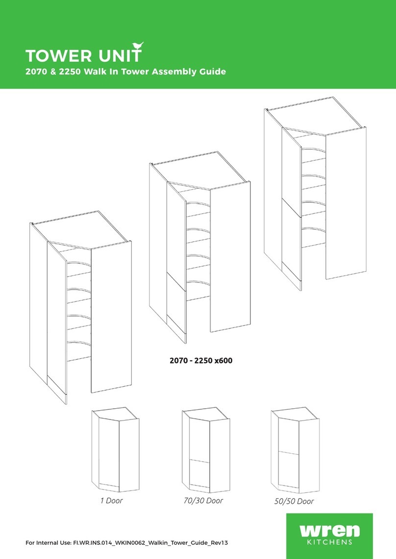 Wren Kitchens 2070 User manual Wren Kitchens 2070 User manual