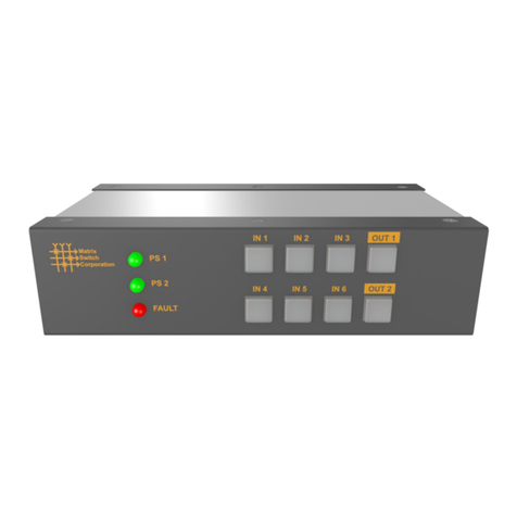 Matrix Switch Corporation MSC-TXD62L User manual