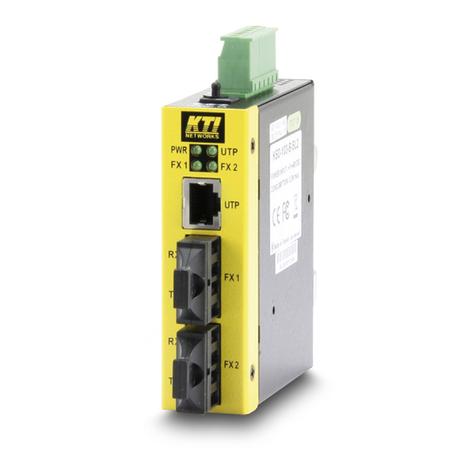 KTI Networks KSD-103-B Series User manual