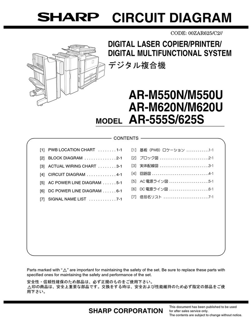 Sharp AR-M550N Service manual Sharp AR-M550N Service manual