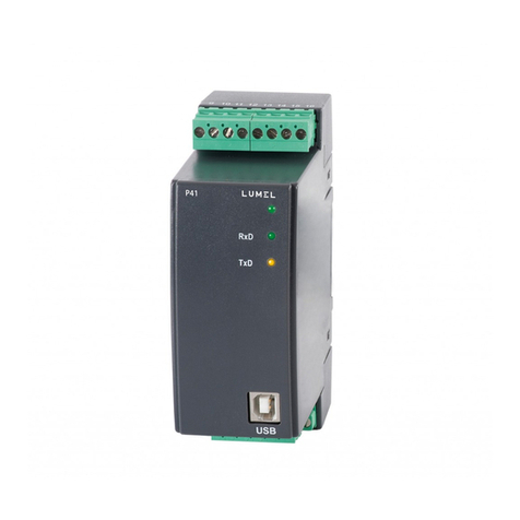 Lumel P41 User manual