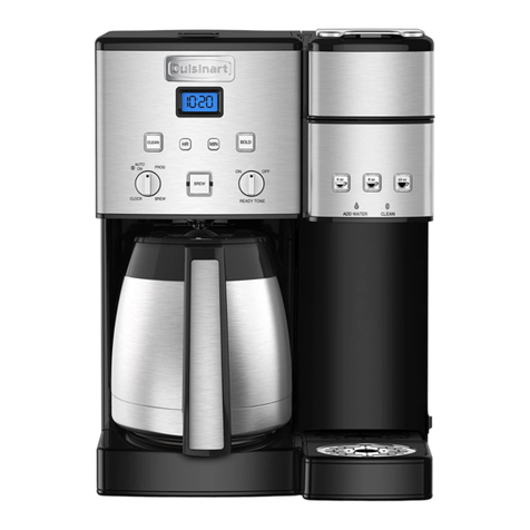 Cuisinart Thermal Coffee Center SS-20 Series User manual