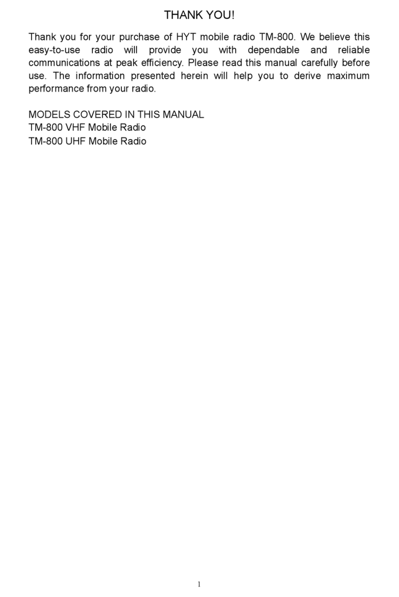 HYT TM-800U manual