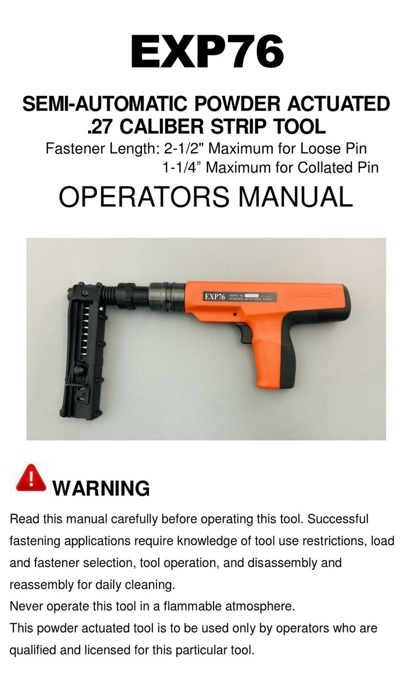 HSINHO EXP76 Operator's manual