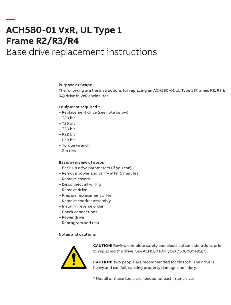 ABB ACH580-01 Series instructions