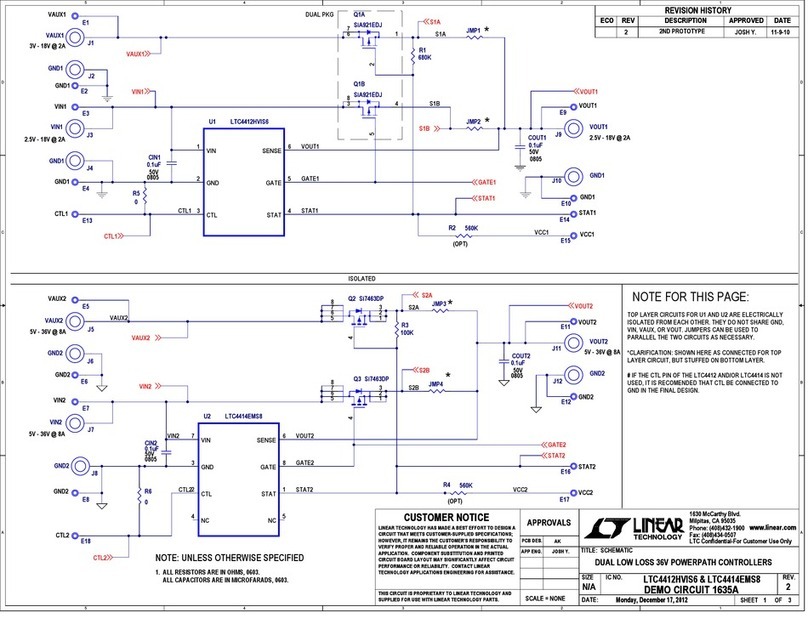Linear Technology 1635A Administrator Guide