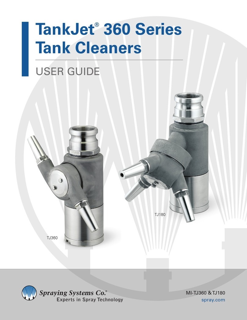 Spraying Systems TankJet 360 Series user guide Spraying Systems TankJet 360 Series user guide