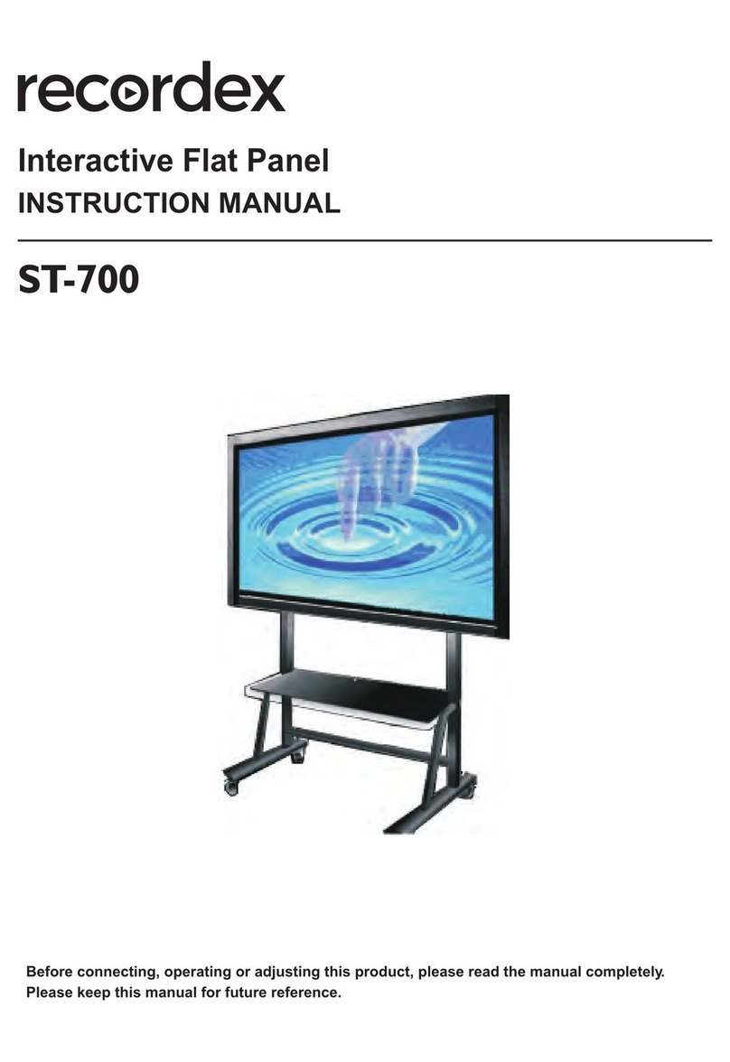 Recordex ST-700B User manual