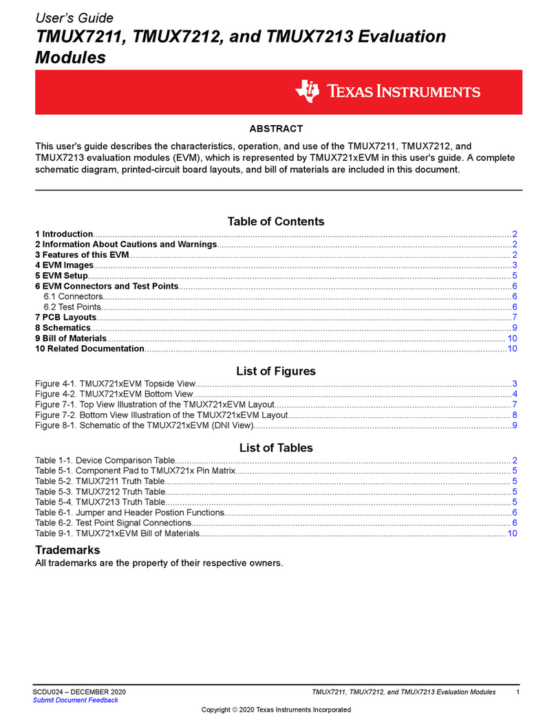 Texas Instruments TMUX7211 User manual