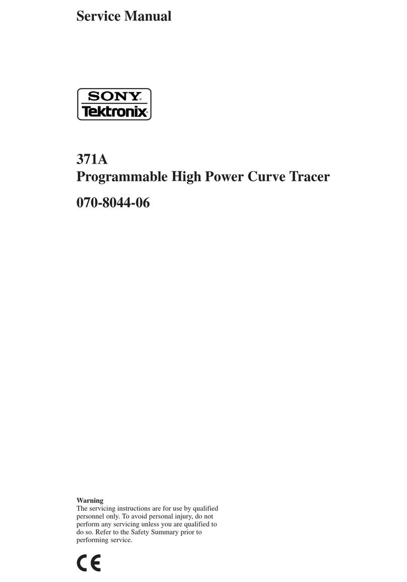 Tektronix 371A Service manual