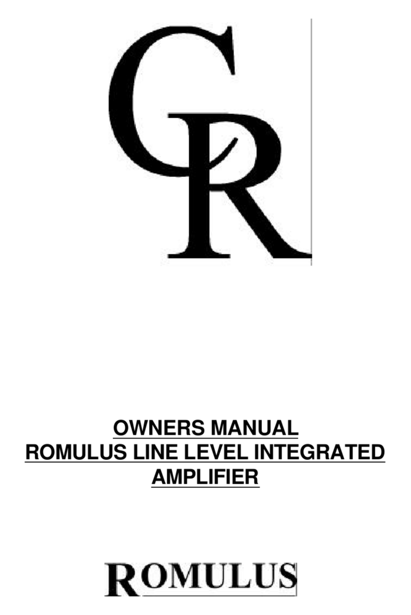 CR ROMULUS owner's manual