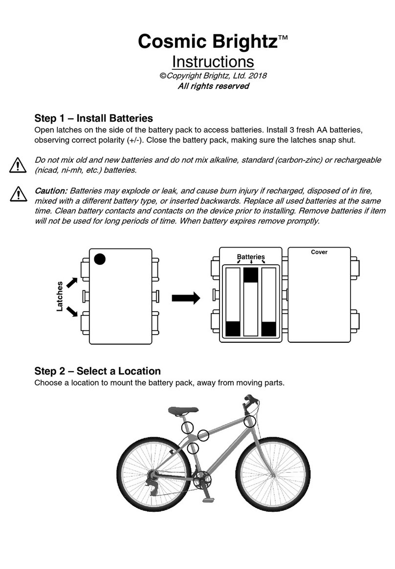 Brightz Cosmic instructions