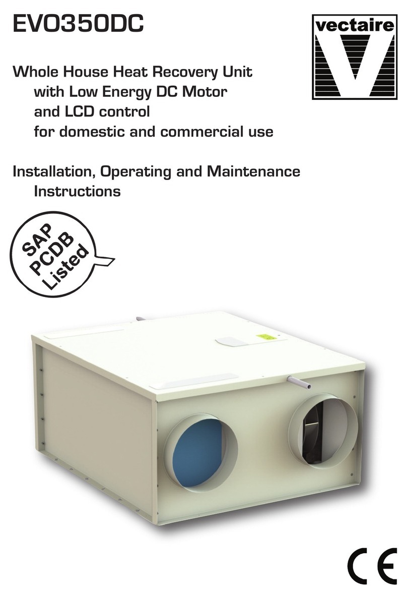 Vectaire EVO350DC Operating and maintenance manual