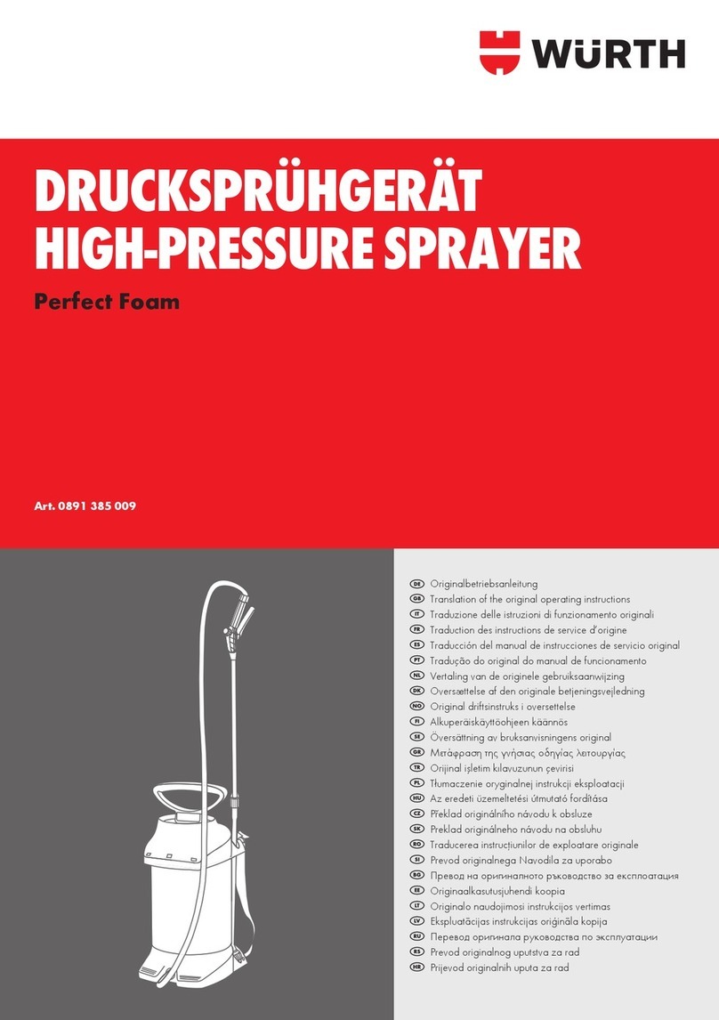 Würth 0891 385 009 Translation of the original operating instructions
