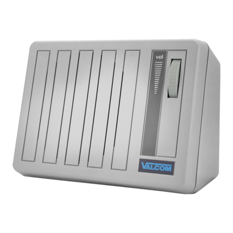 Valcom V-762-W User manual Valcom V-762-W User manual