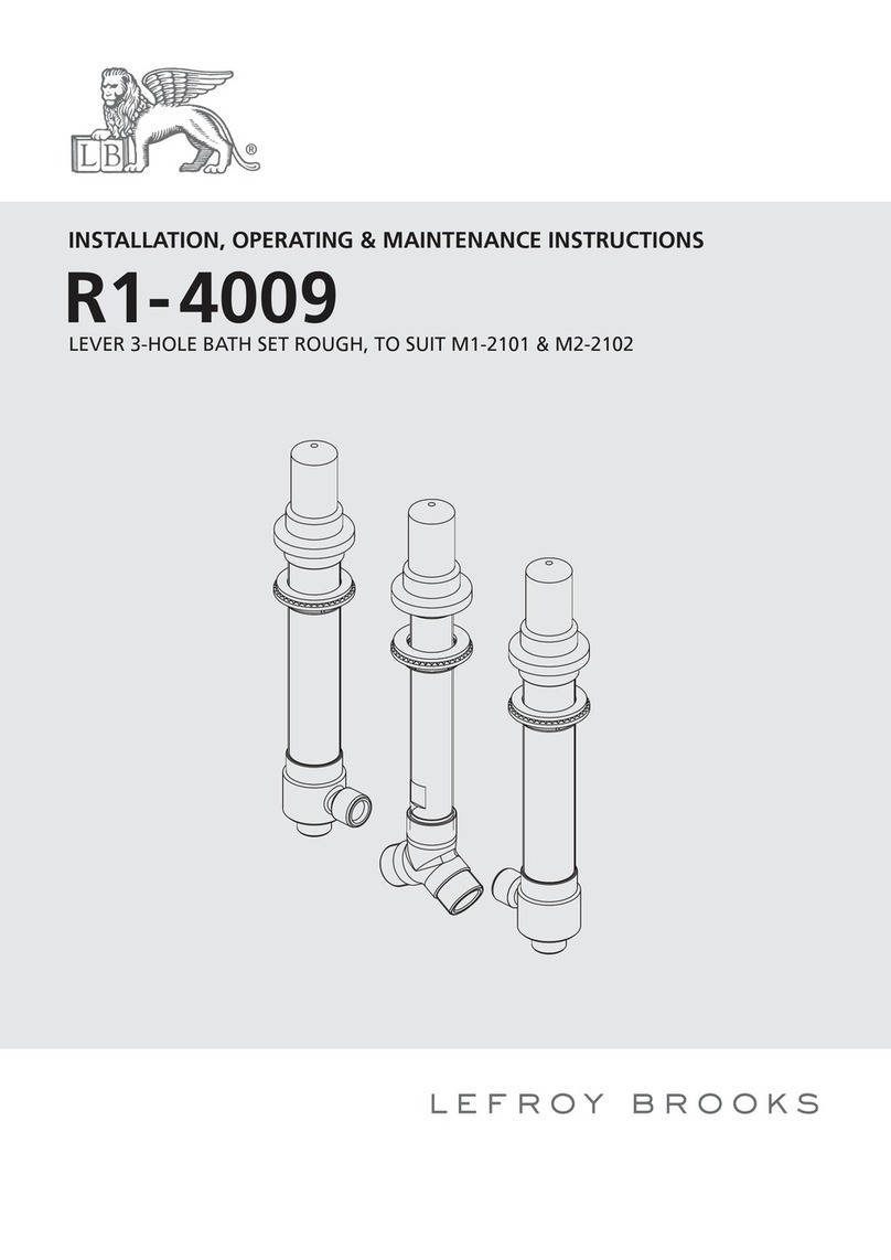 Lefroy Brooks R1-4009 Assembly instructions Lefroy Brooks R1-4009 Assembly instructions
