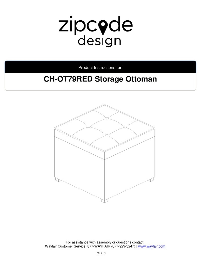 Wayfair CH-OT79RED User manual Wayfair CH-OT79RED User manual