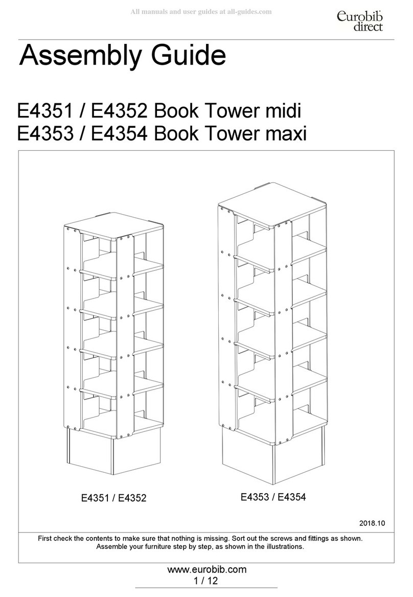 Eurobib Direct Book Tower midi E4351 User manual