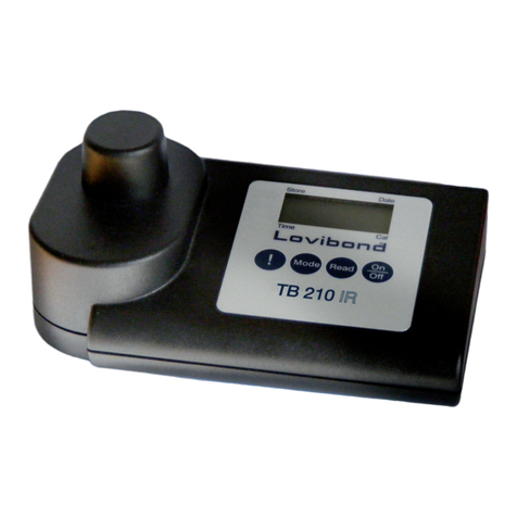 Tintometer Lovibond TB210 IR User manual Tintometer Lovibond TB210 IR User manual