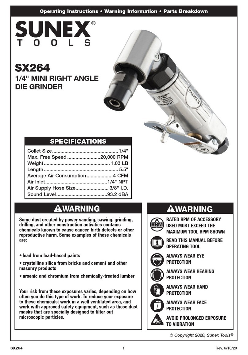 Sunex Tools SX264 operating instructions Sunex Tools SX264 operating instructions