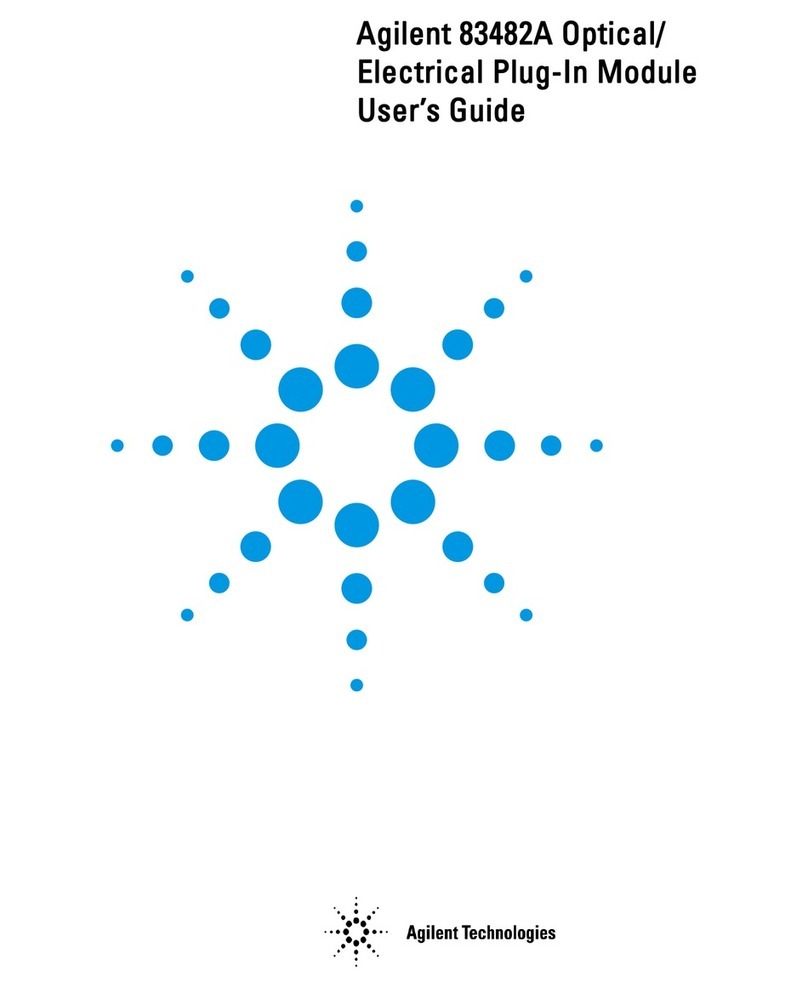 Agilent Technologies 83482A User manual