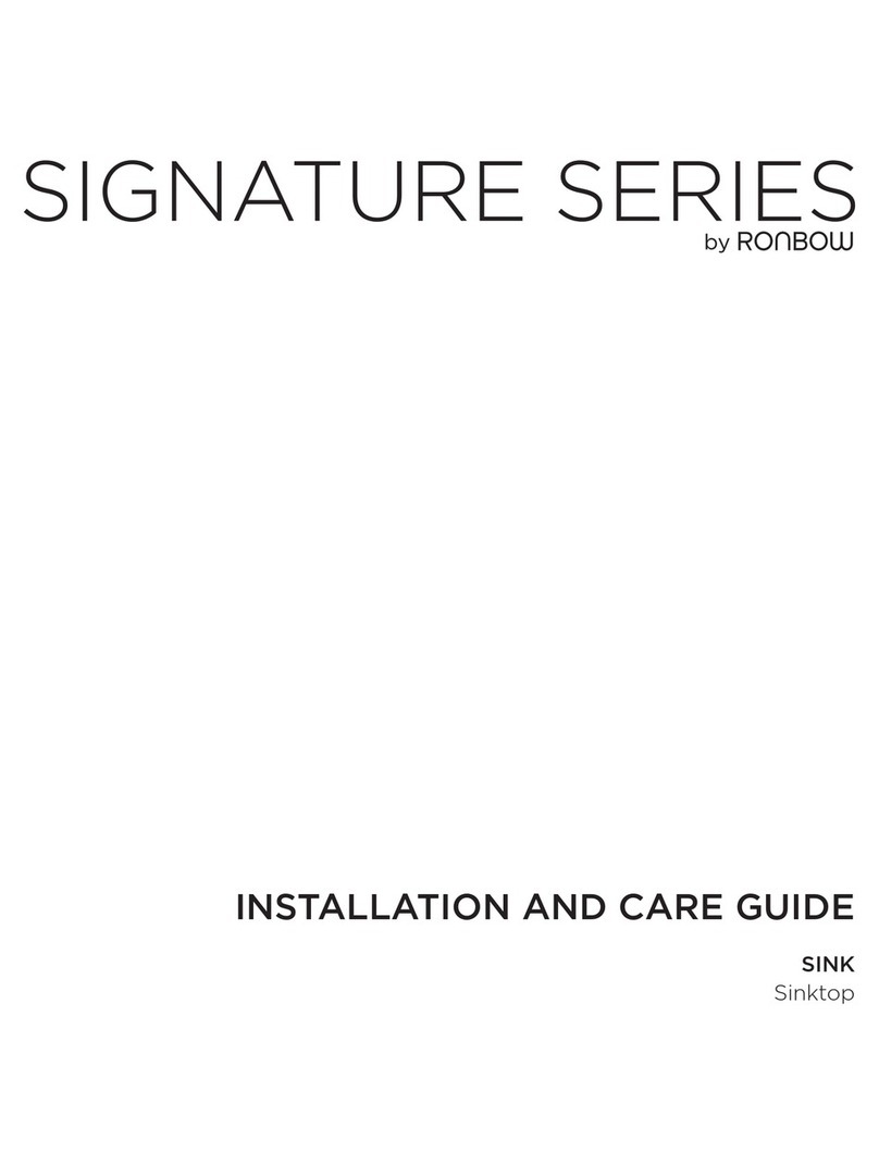 Ronbow E012427 Installation and care guide