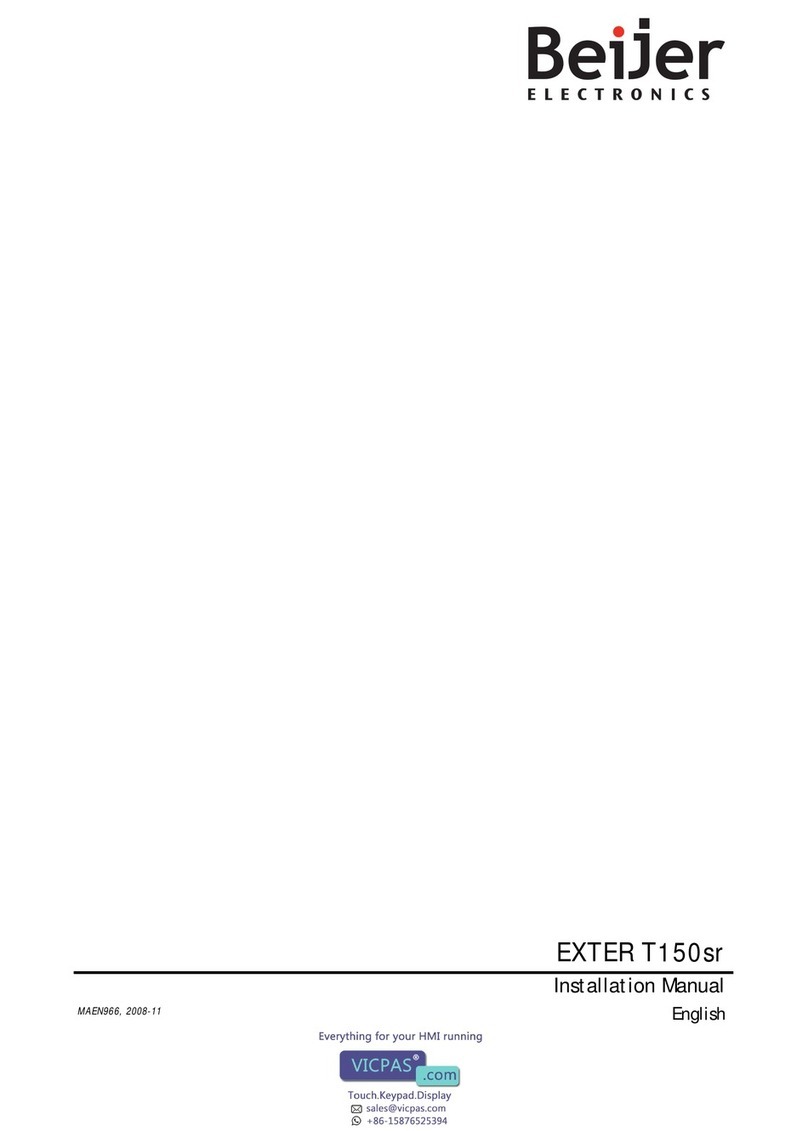 EXTER EXTER T150sr User manual
