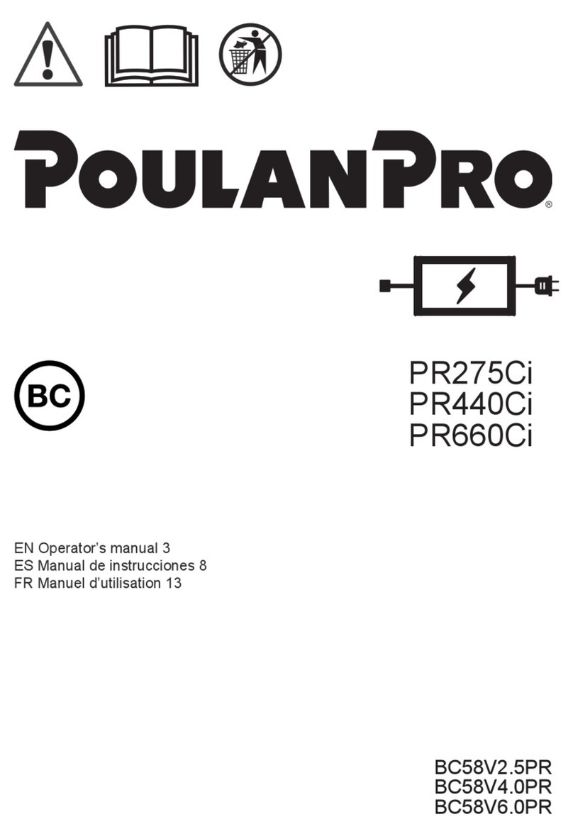 Poulan Pro PR275Ci Operator's manual