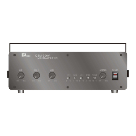 PA Tech QSM-306V User manual