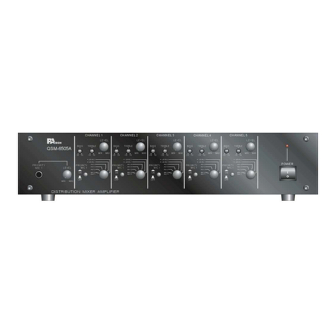 PA Tech QSM-853A user manual