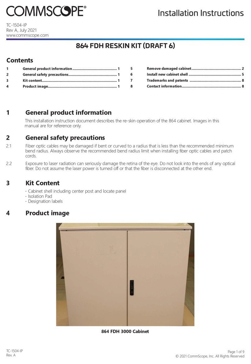 CommScope 864 FDH RESKIN KIT installation instructions
