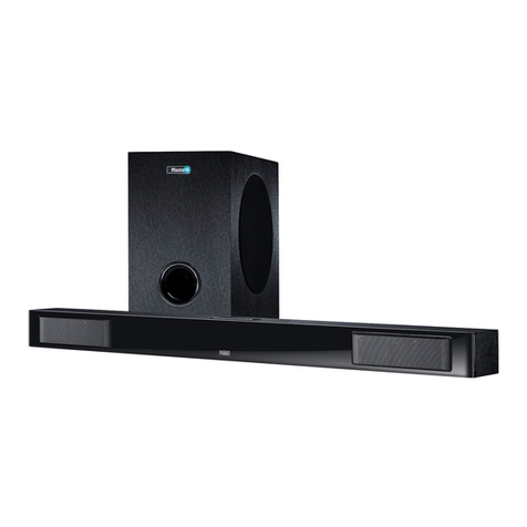 Magnat Audio SBW 280 Important notes for installation & warranty card