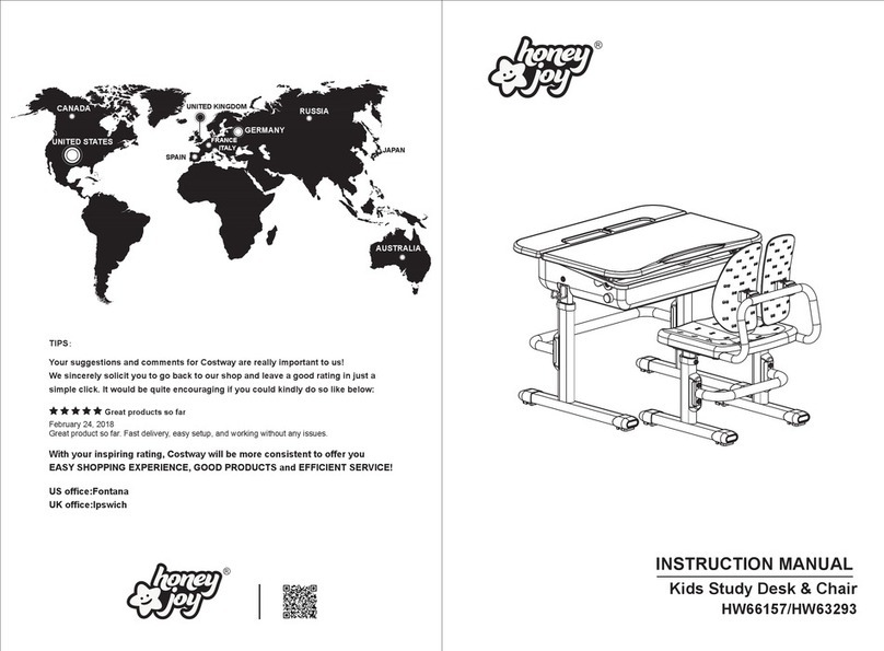 Costway Honey Joy HW66157 instruction manual Costway Honey Joy HW66157 instruction manual