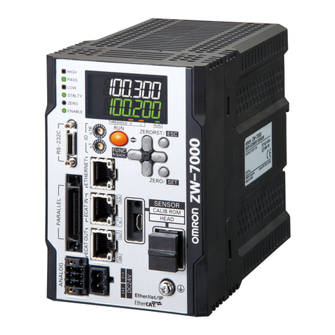 Omron ZW-XC7 User manual Omron ZW-XC7 User manual