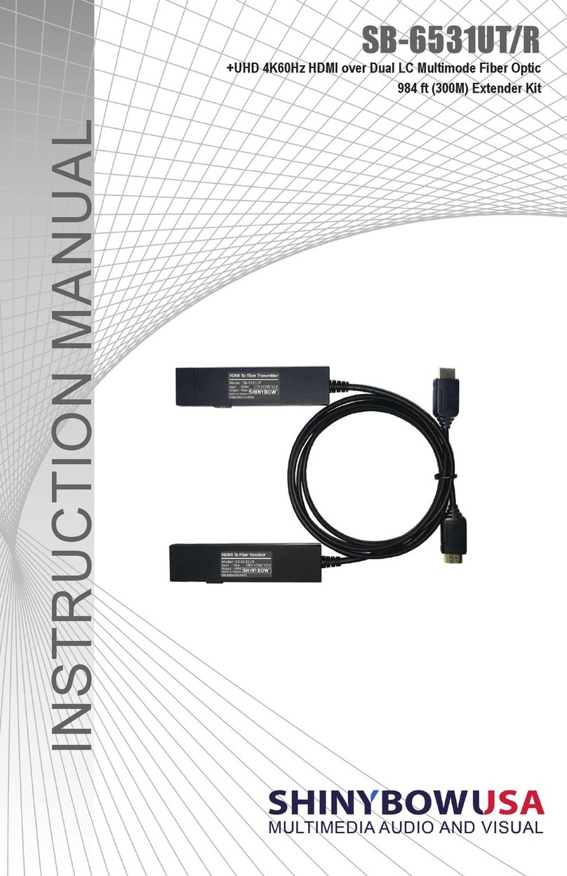 Shinybow USA SB-6531UT/R User manual