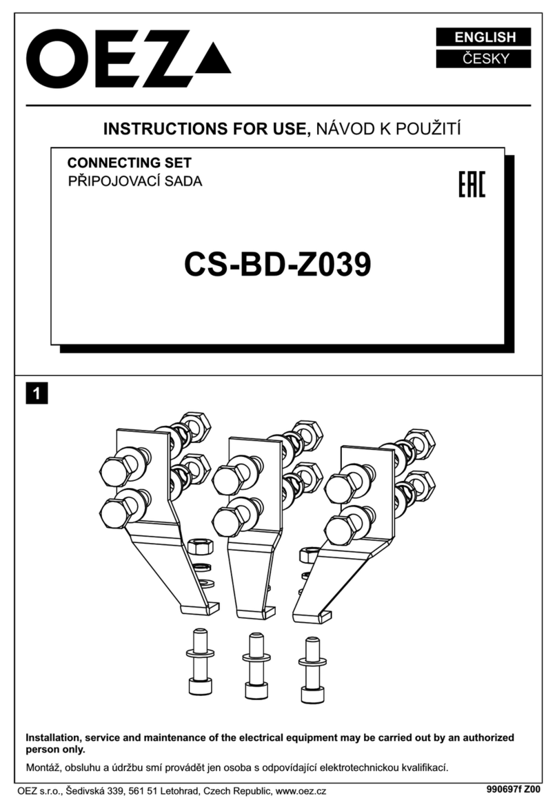 OEZ CS-BD-Z039 Instructions for use