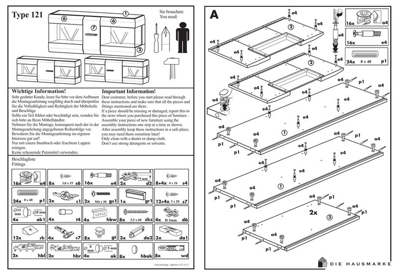 Die Hausmarke 121 quick start guide Die Hausmarke 121 quick start guide