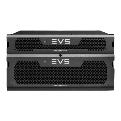 EVS Synapse 2GX100/110 Installation & configuration manual