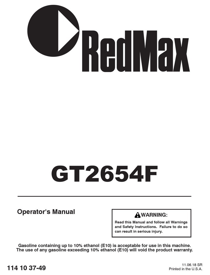 RedMax GT2654F User manual RedMax GT2654F User manual