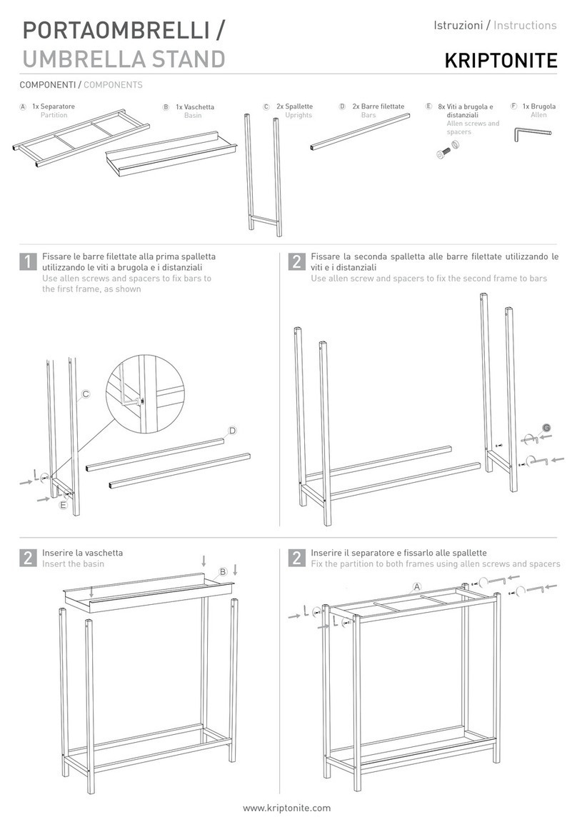 Kriptonite UMBRELLA STAND instructions