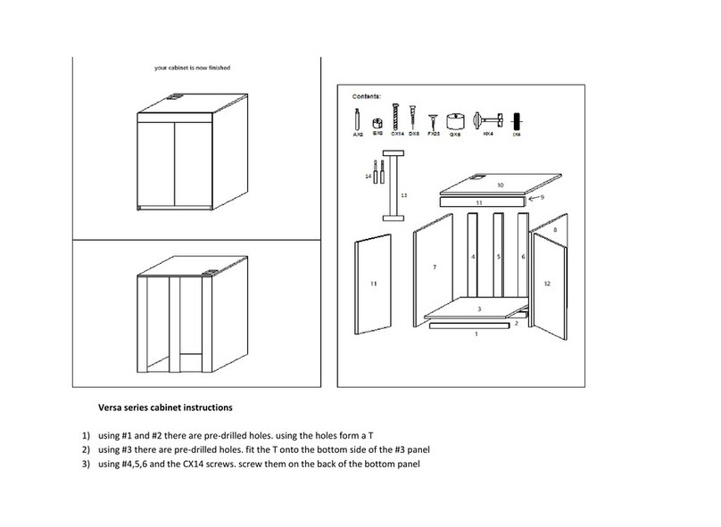 CAD Lights Aquariums Versa Series instructions