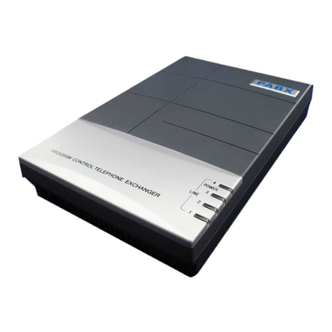 PABX CS208 user manual