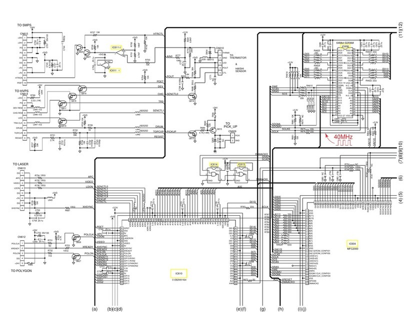 Panasonic KX-FLM551 Schematic diagrams