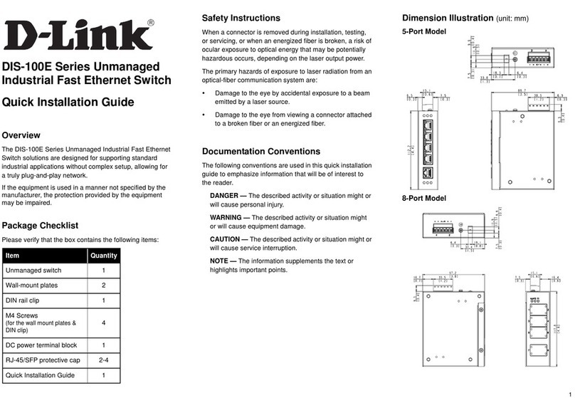 D-Link DIS-100E Series User manual D-Link DIS-100E Series User manual